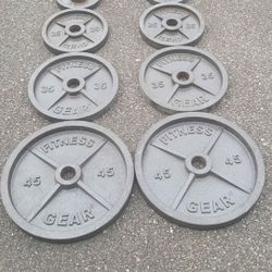Olympic Plates-255lbs  Cash Only 