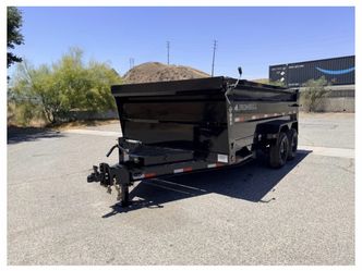 7x14 Iron Bull DTB Dump Trailer | 36" Sides | 14,999 LB GVWR