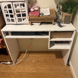 White desk