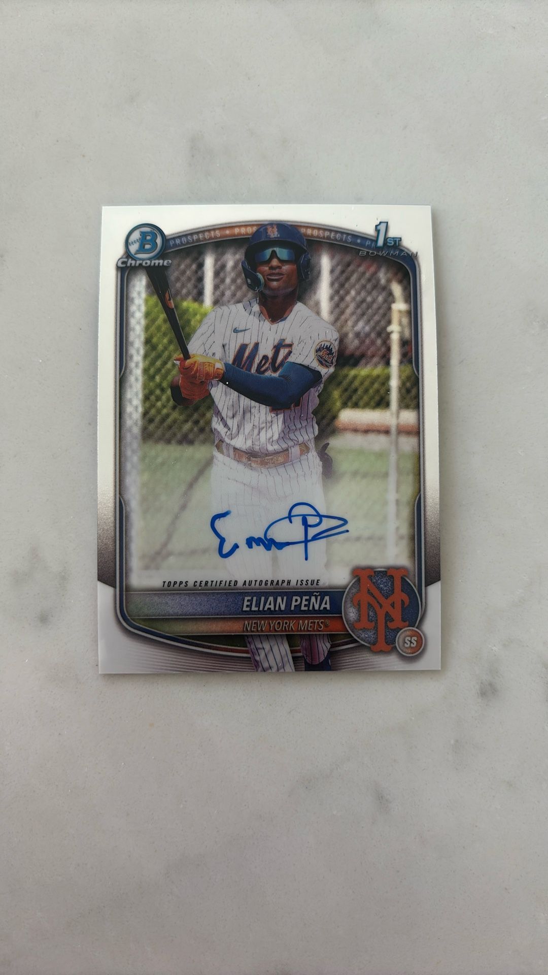 Elian Peña 1st Bowman Auto