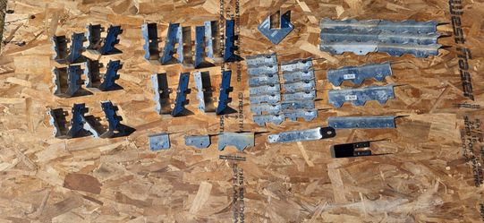 Framing Hardware Lot – Joist Hangers, Brackets & Strapping