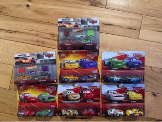 New Disney Pixar cars die cast double packs