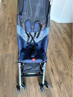 GB pocket all terrain stroller with a bag