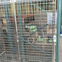 Security Cage With Wheels Chrome 
