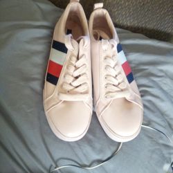 Tommy Hilfiger Striped Pink Shoes 
