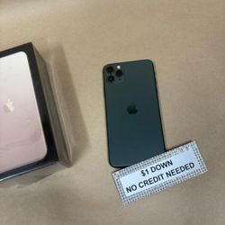 Apple IPhone 11 Pro Max - Only $1 Today Pay The Rest Later! 