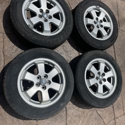 Toyota prius with new tires 