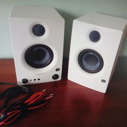 PreSonus Eris 3.5 BT Bluetooth Studio Monitors Speakers Pair White