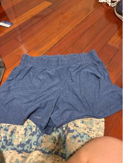 Women’s blue extra large size 12–14 cotton shorts