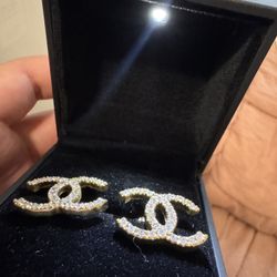 Aretes 14 K Con Natural Diamonds