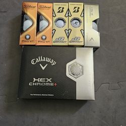 Golf Balls Callaway And Titleist 