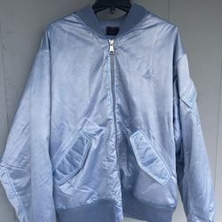 Nike Jordan Essentials Renegade Bomber Jacket NC Blue XL 