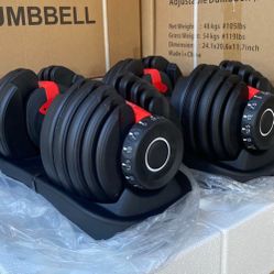 I’m Selling Pairs Adjustable Dumbbell New In Boxes Each Dumbbell (5 To 52 5 Lbs) $220 