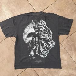 Darcsport X Batman Bane Oversized Premium Tee Dark Knight Rises Gray Size Medium  Brand New