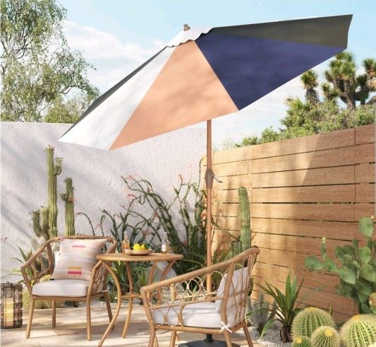New 9' Outdoor Patio Umbrella - Threshold