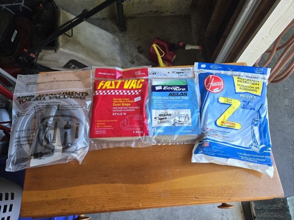 Vacuum Bags, Attachments