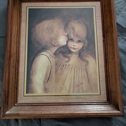 "A Little Kiss"  Wall Picture 