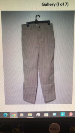 32 Degrees Cool Performance Chino Pants, Tan, Regular Fit, Stretch, Men's 30x32