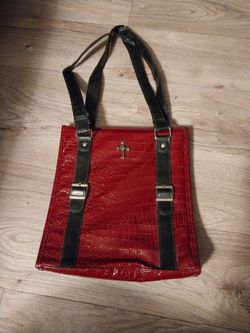 Small red tote