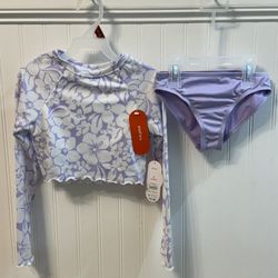 2 Piece Girl Swim Suit ( Size: 6)