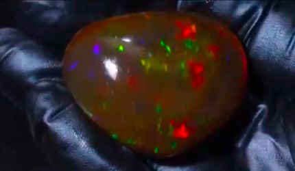 Large Ethiopian Black Opal 
