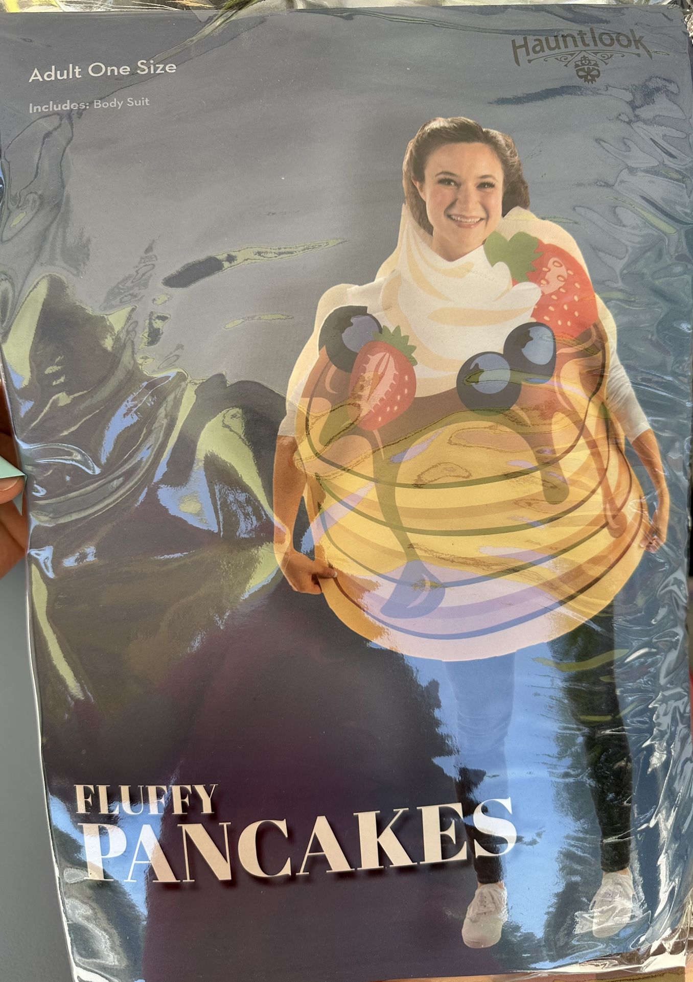 Fluffy Pancake Halloween Costume For Adults