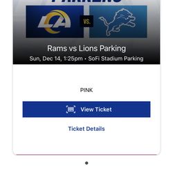 Rams Vs Lions Tailgate Parking 