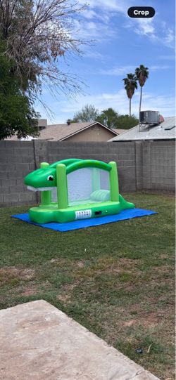Kid dinosaur little jump house