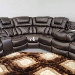 ^By Ashley/ Power Reclining Seccionall, Livinggroom,Sectionall/Delivery Available/DISCOUNT👈/Home Decor/Financing/ Household 