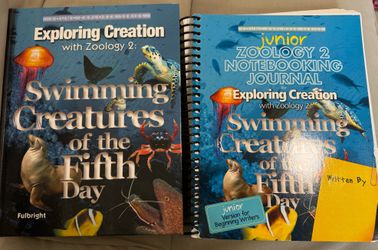 Apologia Zoology 2 Swimming Creatures Of The Fifth Day Science Curriculum Set Textbook And Journal