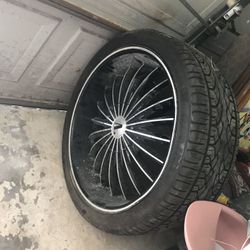 22’s for sell Sliver Set