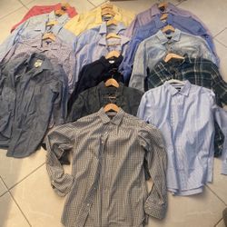 17 Mens shirts NEW AND USED