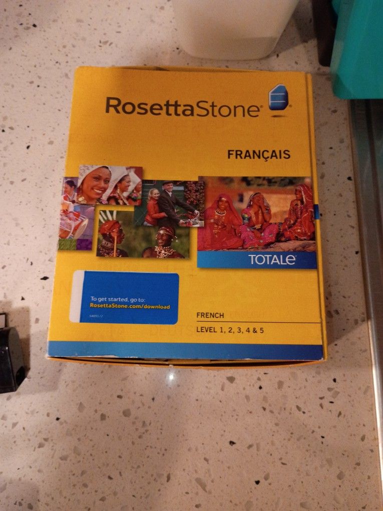Rosetta Stone Francais/French Level 1 2 3 4 &5 Version 4 Windows And Mac