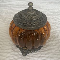 Vintage Pumpkin Candle Holder