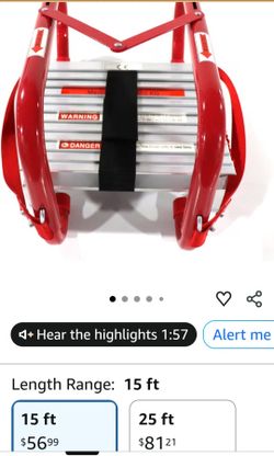 Fire Escape Ladder 2 Story