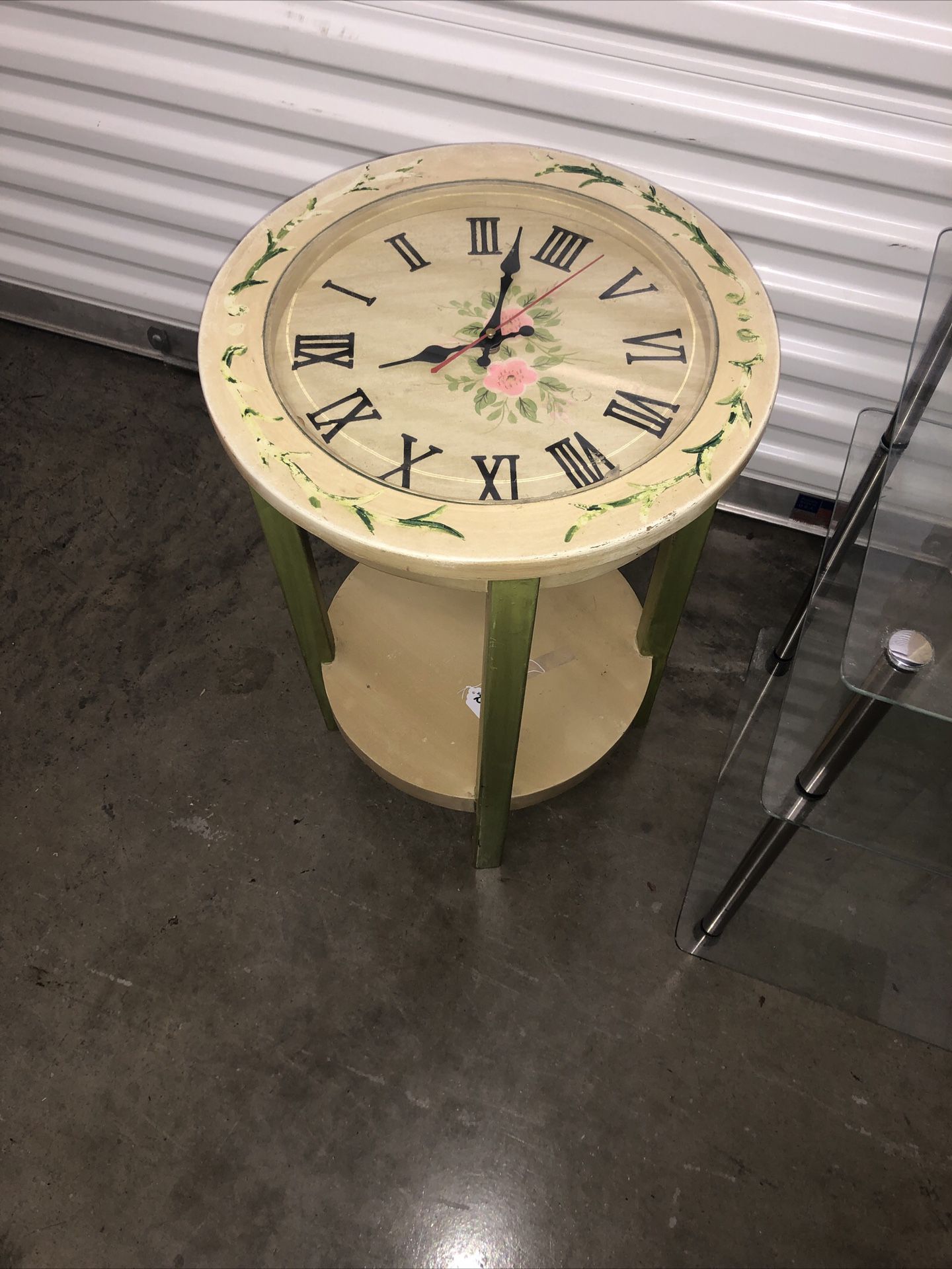 Clock End Table 