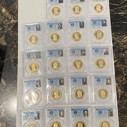 19 Certified Collectible Presidential Coins