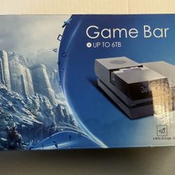 4Tb PlayStation Gamebar Opened To Verify Drive Shows And Spins Quietly As It Should. 