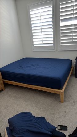 Mattress and bed frame