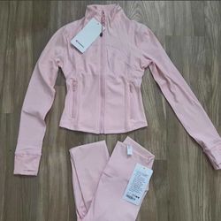 Pink lululemon define set