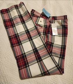 New Tommy Hilfiger Women’s Plaid Golf Pants, Size 10