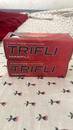 Two Brand New Three Packs Of Trifli Golf Balls