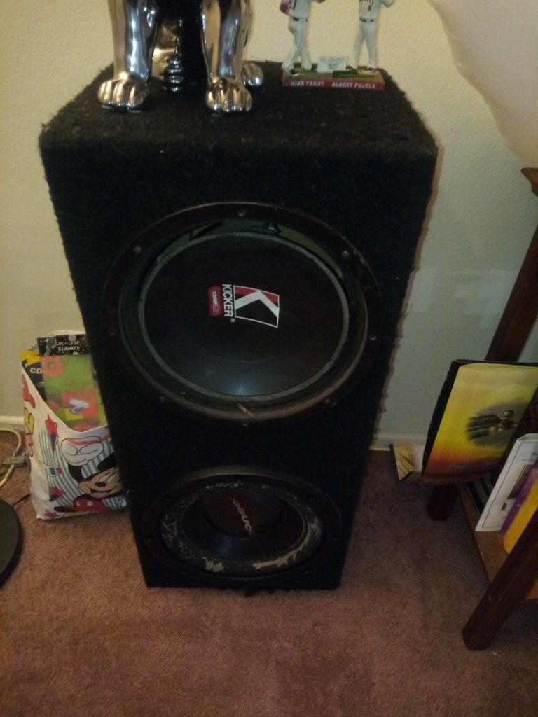 15 Inch Pioneer Kicker Speaker Box