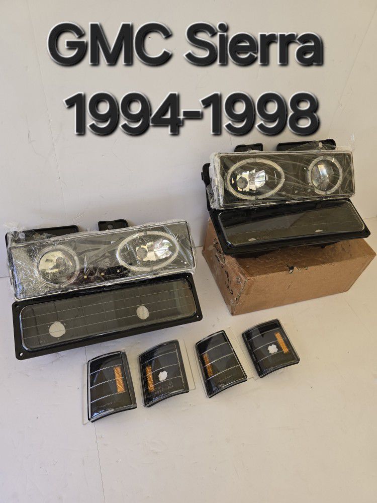 GMC Sierra 1994-1998 Headlights 