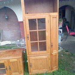 Oak Entertainment Center 