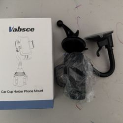 Foldable and Retractable Hands-Free Suction Cup Phone Mount for Car/Gym/Mirror/Smooth Surface, Compatible with iPhone Android and All Smartphones