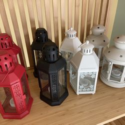 Metal Tea Light Lanterns