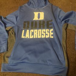 Duke Blue devil Lacrosse Hoodie Size Kids Large 
