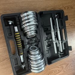 30kg Chrome Dumbbell Weight Set