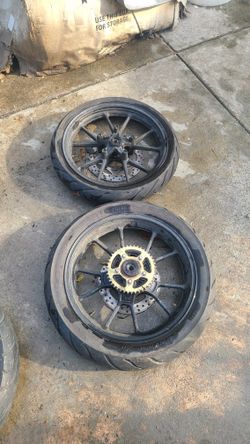 Set Of Motorcycle Tires $120 obo
